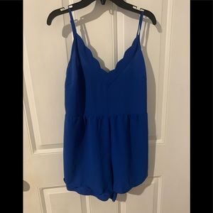 Lush blue romper size Small